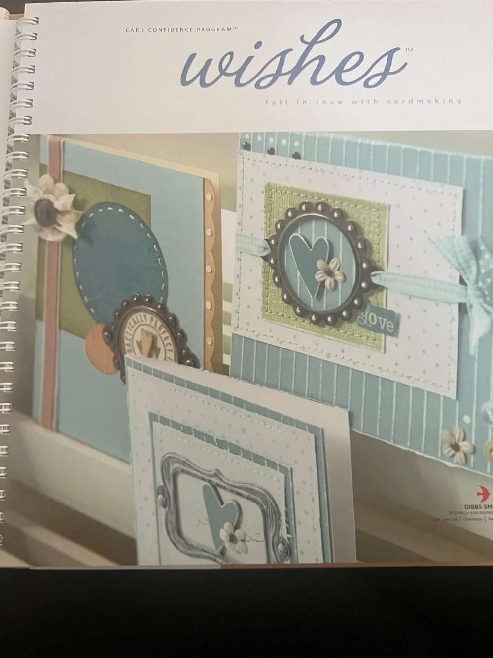 Gibbs Smith Card Making Card Confidence Wishes Instructions Jeanette Lynton #518
